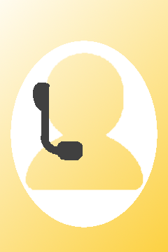 Bild mit Darstellung Mitarbeiter mit Headset